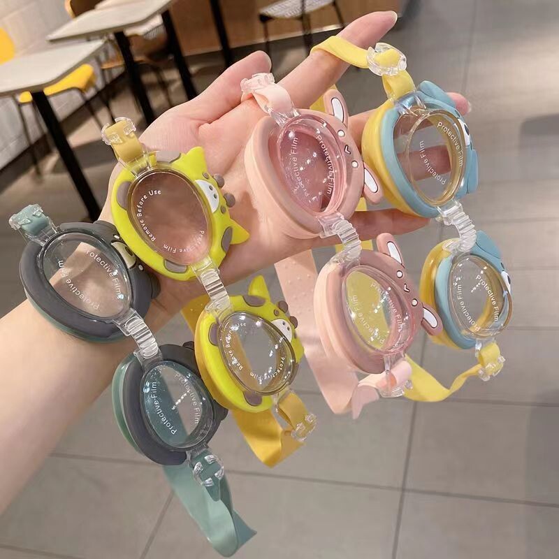 儿童泳镜防水卡通高清男童女童可爱潜水镜游泳眼镜儿童洗头神器