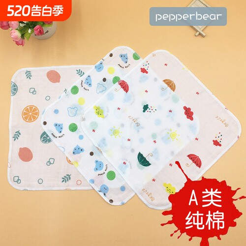 纱布纯棉口水巾a类小手帕