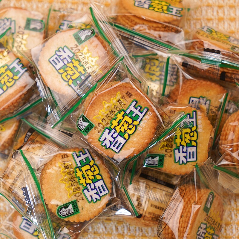 香葱王香葱味薄饼干散装称重小包休闲食品零食薄脆