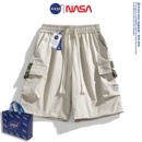 NASA美式机能工装短裤男士夏季潮牌宽松男生休闲运动五分裤子薄款