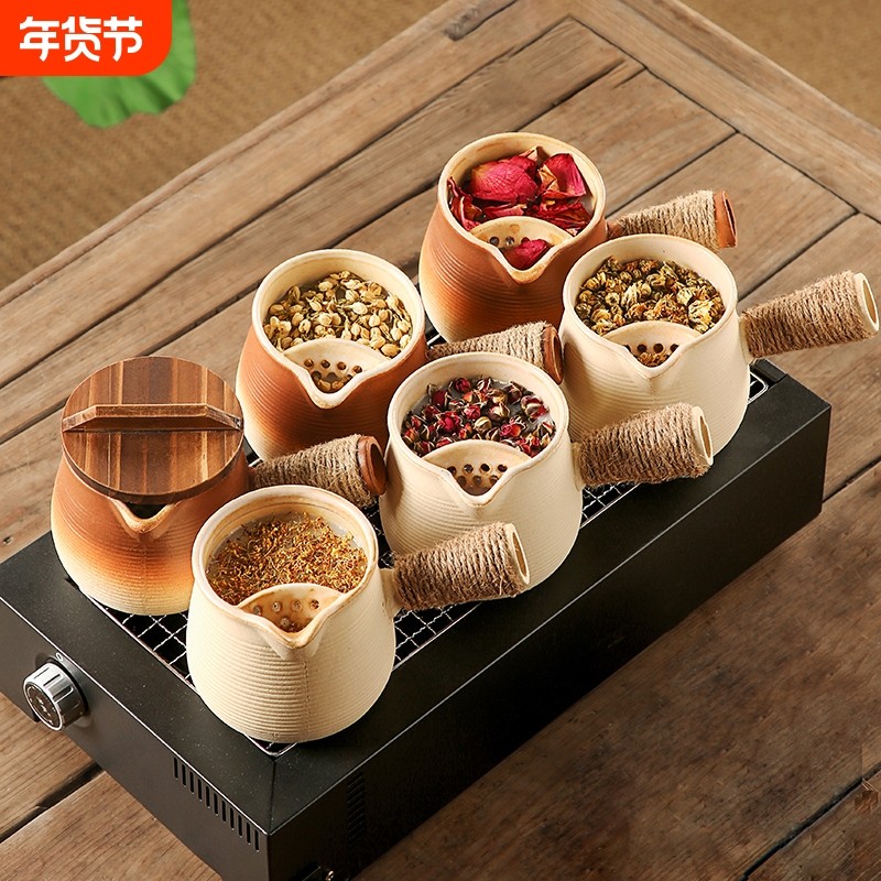 唐丰罐罐奶茶壶烤奶茶罐围炉煮茶专用茶壶陶壶罐罐茶烤火炉煮茶器,餐饮具,茶壶,淘宝优惠券,粉丝福利购,淘宝优惠卷