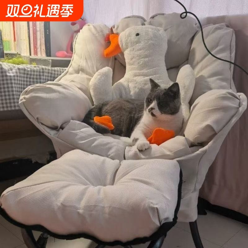 懒人沙发单人小沙发椅子学生宿舍电脑椅舒适人窝休闲卧室靠背躺椅