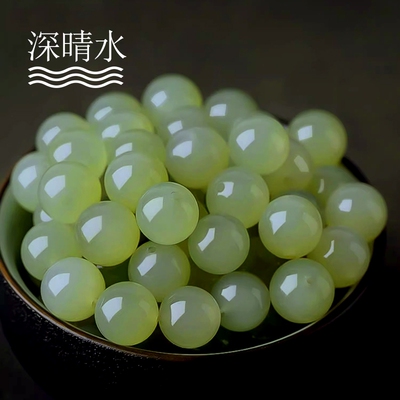 新疆和田玉散珠正品|千人加购