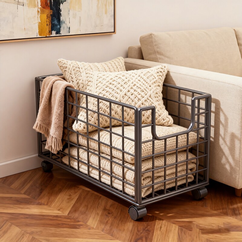 脏衣篓大容量放衣服收纳箱可折叠脏衣服收纳筐脏衣篮带轮移动家用