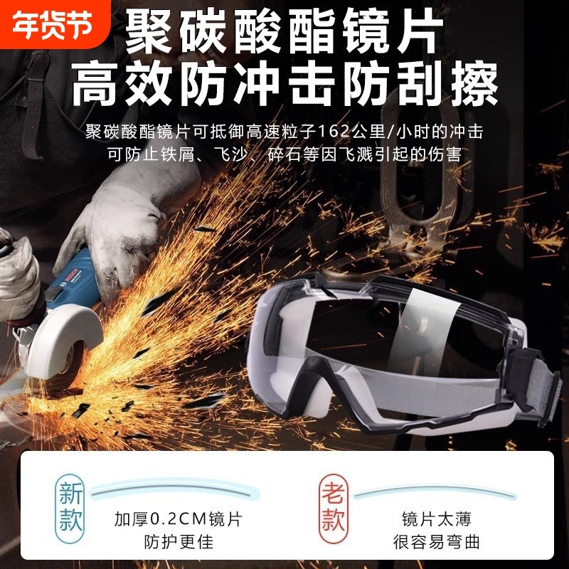 防迎风流泪眼镜冬季电动车冬天骑车骑行日夜两用全封闭可戴眼镜