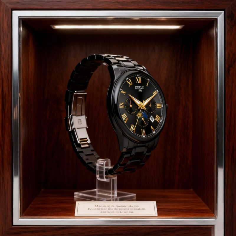 手表瑞士名表正品全自动机械风石英表商务高级感夜光防水时尚钢带