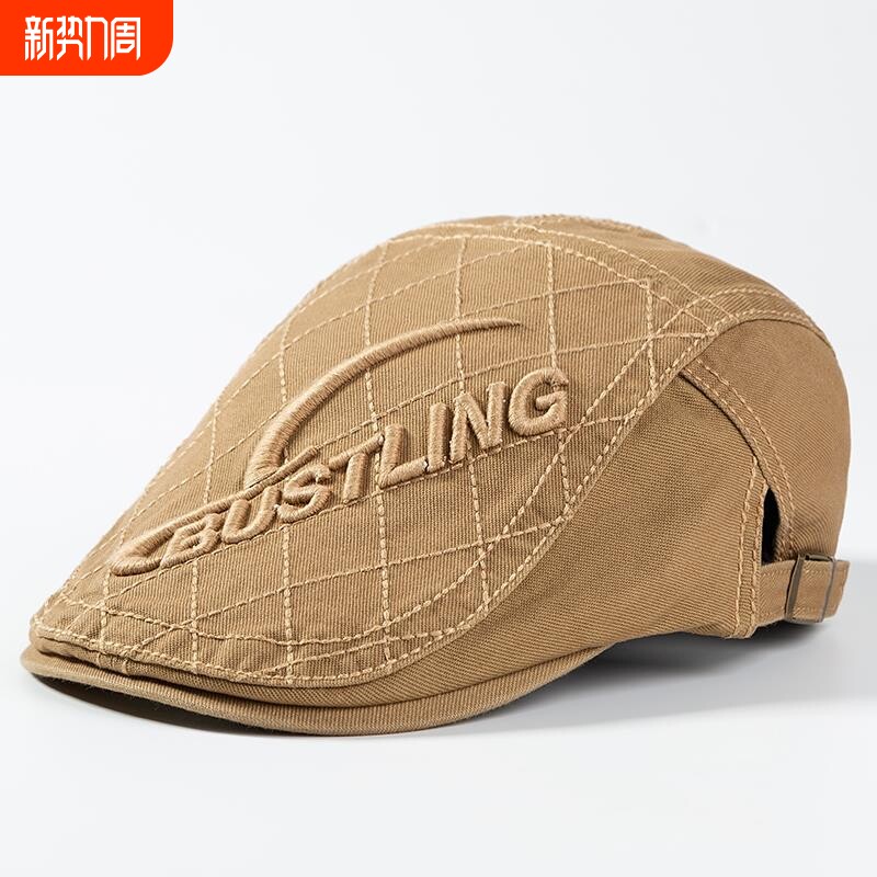春秋冬季帽子男女时尚前进帽休闲鸭舌帽防晒贝雷帽帽檐高品质骑行