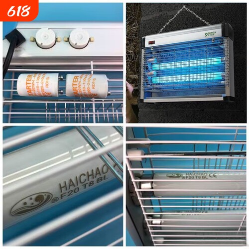 110V-130V灭蚊灯启辉器4-22W日光灯跳泡C2启动起跳器灭蝇灭蚊灯