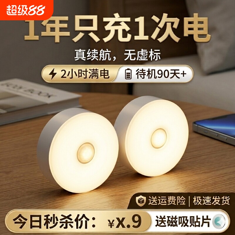 总榜第1.名丨人体自动感应小夜灯图片