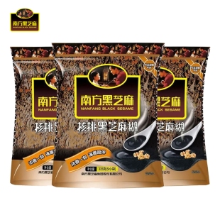 南方黑芝麻糊核桃黑芝麻糊315g 谷物冲饮代餐粉老少皆宜 3袋经典
