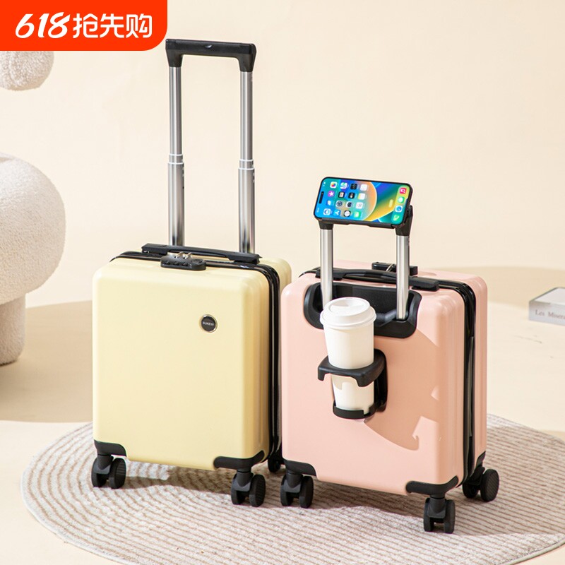 14寸拉杆行李箱20×30×40cm春秋航空旅行登机密码皮箱子扩