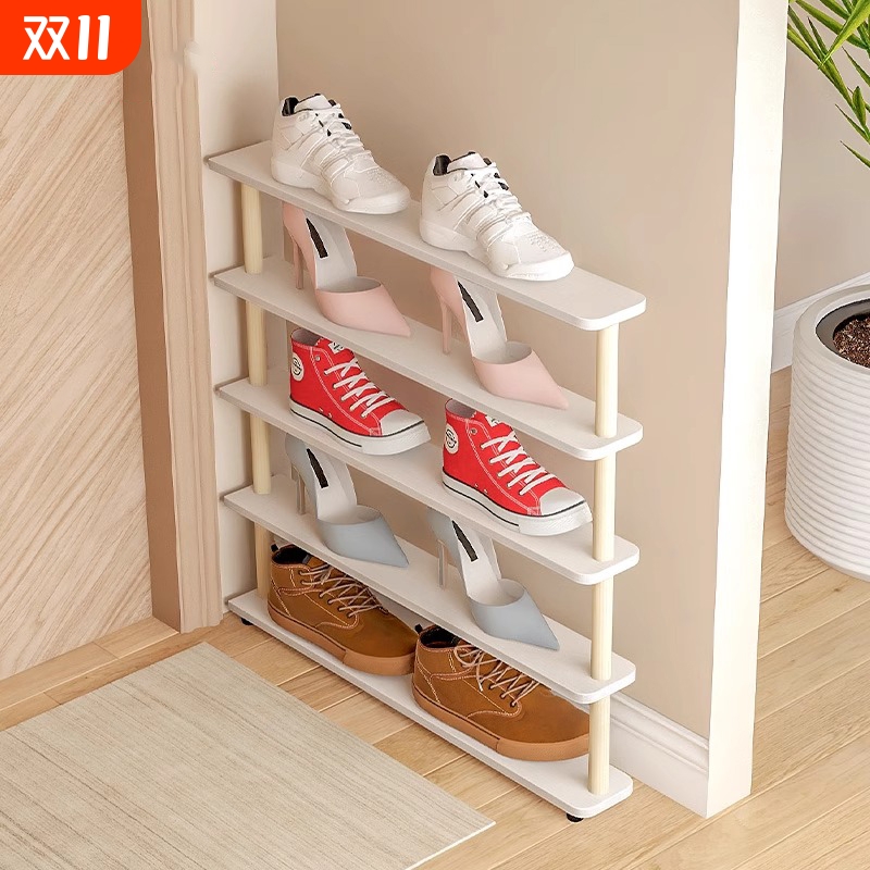 儿童鞋架门后极窄放鞋