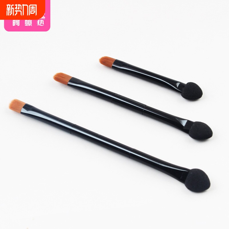 眼影刷/双头B1pf0-眼影棒海绵双头眼部化妆刷彩妆化妆工具小巧