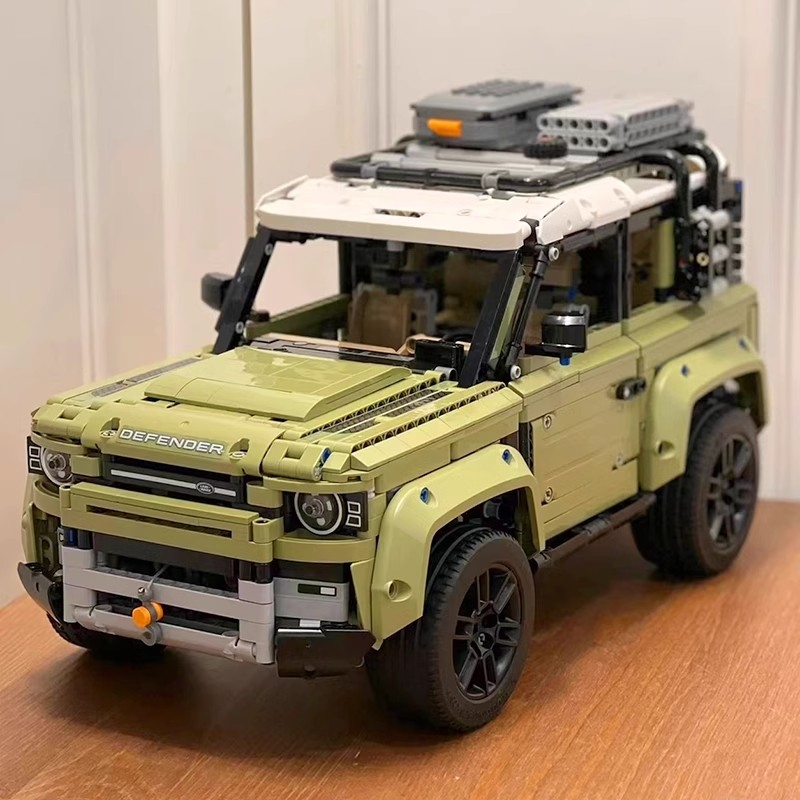【车模】路虎卫士越野车积木