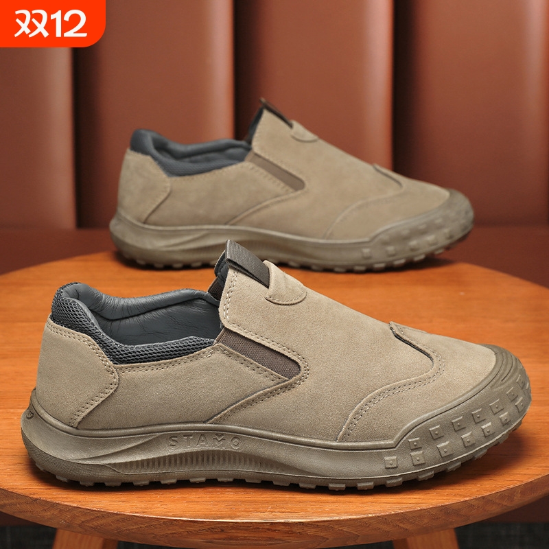 品牌断码劳保鞋男鞋2025夏季爆款低帮防水皮靴男士户外防滑耐磨休