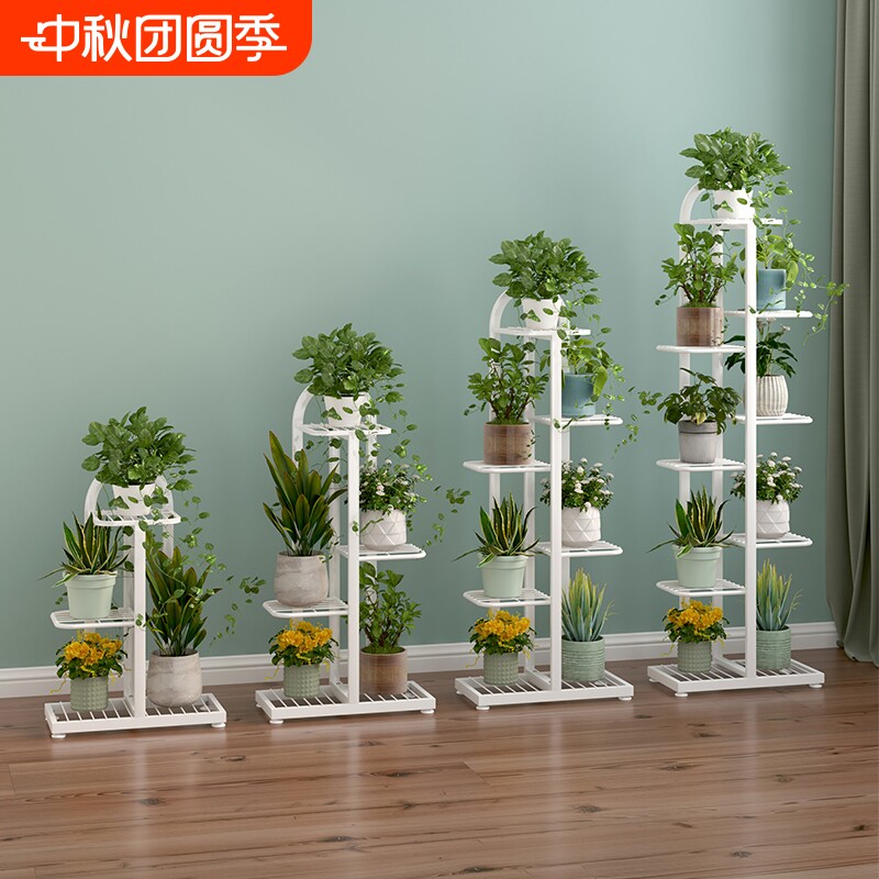花架子客厅落地式2025新款多层绿植摆放架铁艺室内花架置物架阳台图片