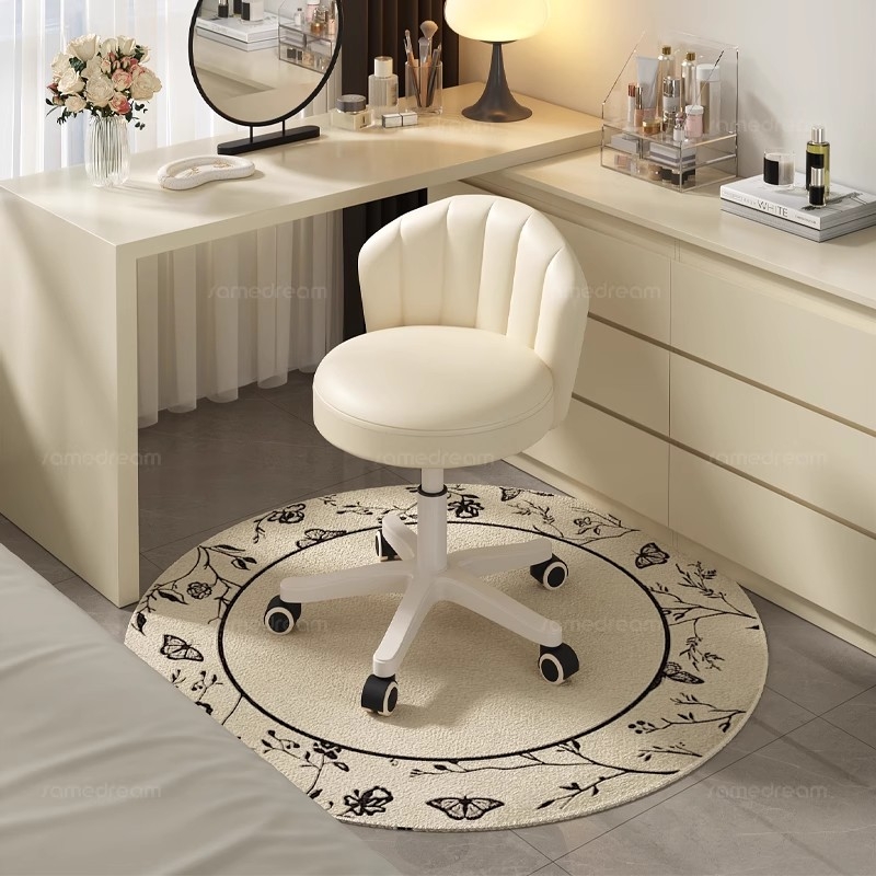 奶油风化妆椅女生卧室
