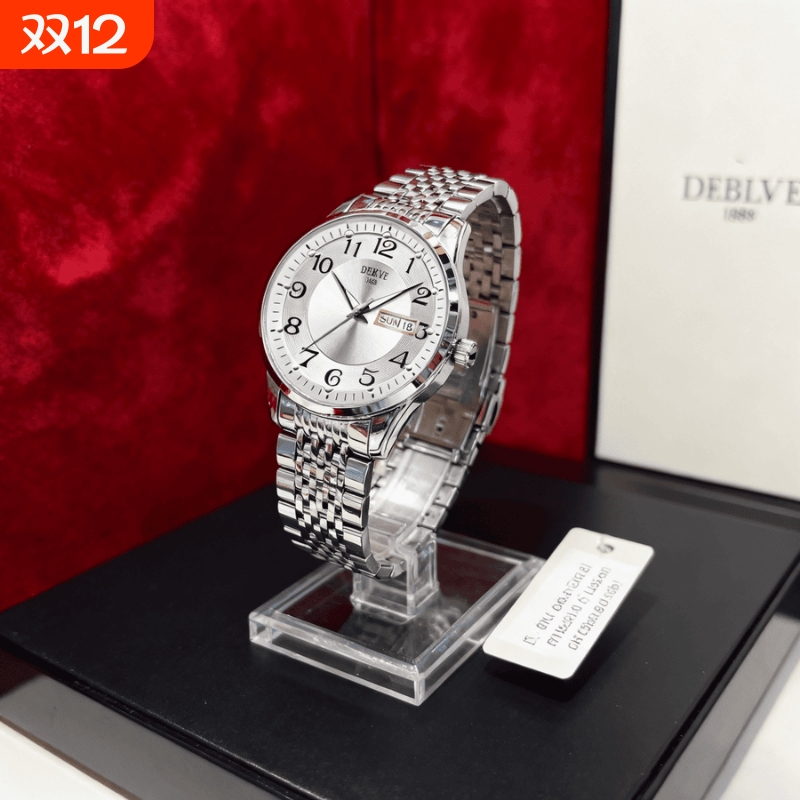 瑞士同款青少年初高中学生手表男款简约潮流全自动机械防水石英表