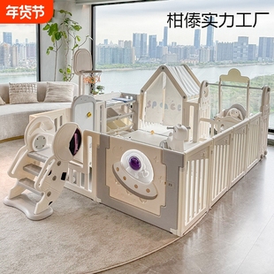 网红尤卡布宝宝游戏爬行围栏婴儿童防护栏客厅地上爬爬垫室内家用