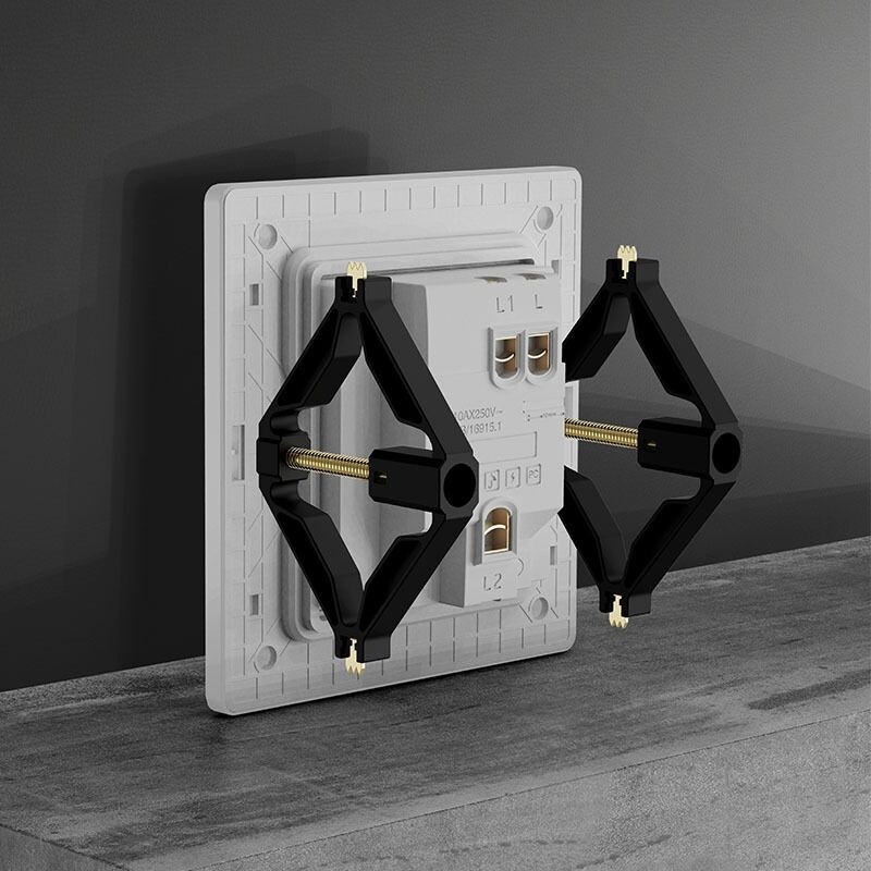 带齿角86型暗盒修复器插座固定墙上开关底盒接线盒螺丝面板松动