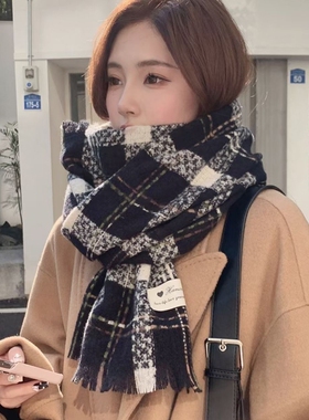 围巾软糯轻奢韩版女冬季