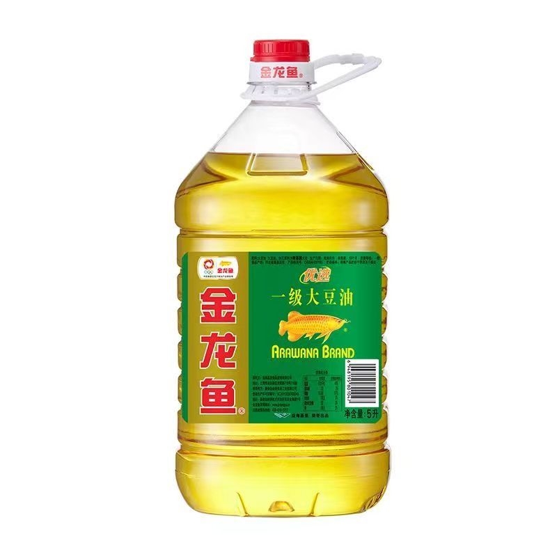 金龙鱼优选一级大豆油5L/桶  元宝大豆油  口福一级大豆油 粮油调味/速食/干货/烘焙 大豆油 原图主图