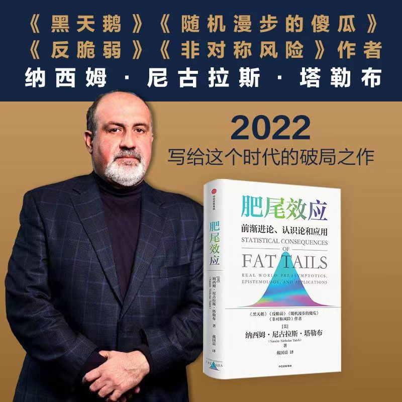 肥尾效应透彻理解避免让糟糕的事情更《随机漫步的傻瓜》《黑天鹅》《反脆弱》《非对称风险》作者塔勒布著