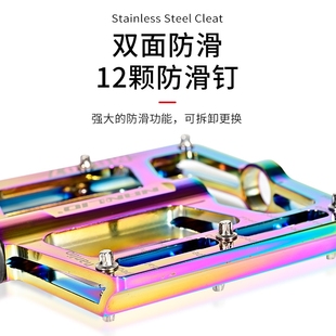 NANLIO自行车脚踏山地车公路车脚踏板7070铝合金3培林轴承防滑钉