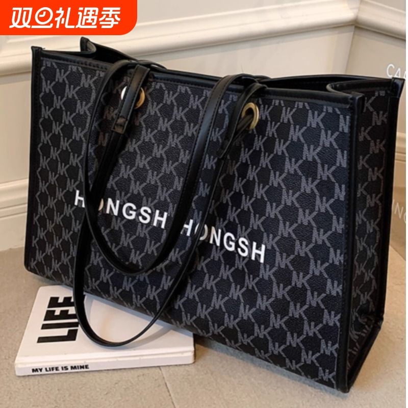 包包女2024新款潮百搭大容量通勤手提包高级感法式单肩腋下托特包