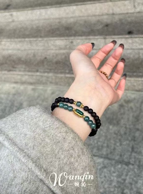「春日载阳」双圈手串女2025新款新中式民族风小众设计感气质手饰