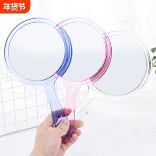 双面手柄化妆镜便携手拿美容随身牙科镜镜子带放大杨明罗汉同款