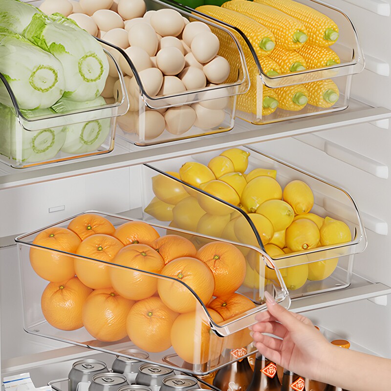 冰箱收纳盒鸡蛋保鲜食品级专用整理神器厨房蔬菜筐盒子抽屉式水果