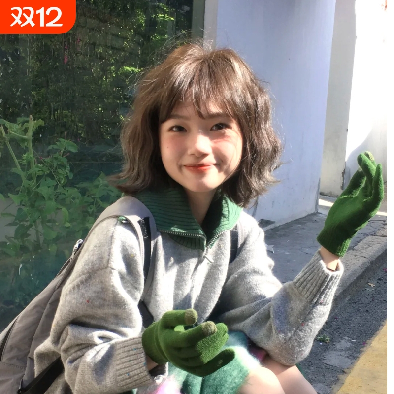 假发女短发短卷发网红lolita蛋卷羊毛卷夏季时尚jk逼真全头套蓬松