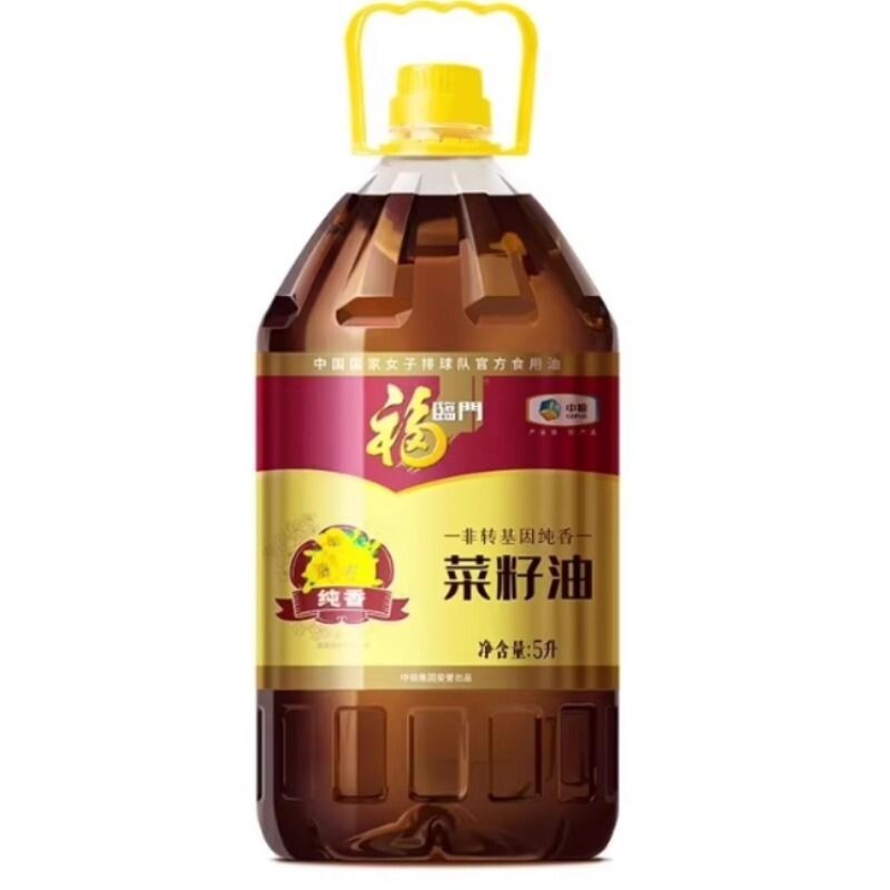 福临门非转基因纯正菜籽油 5L*1桶