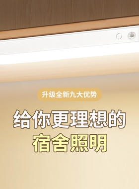 台灯学习专用学生宿舍灯led护眼充电床头寝室灯卧室插电遥控照明