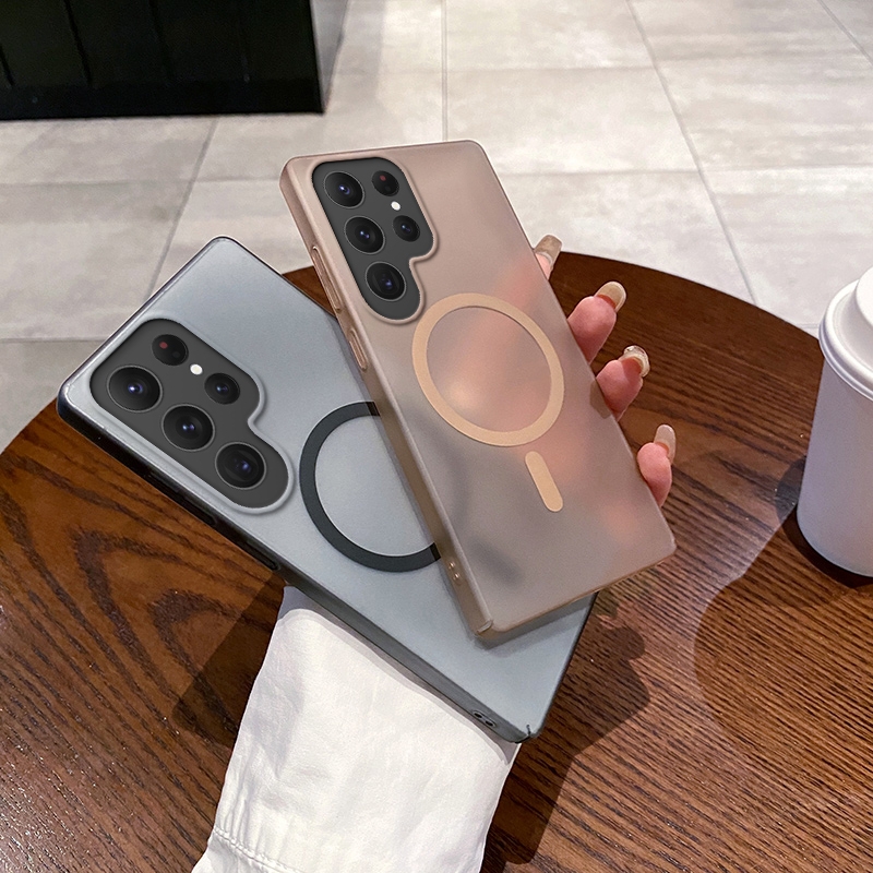 适用于三星S21Ultra手机壳超薄磨砂galaxys21ultra保护套透明磁吸SM-G9980新款外壳9960防摔uitra全包galaxy