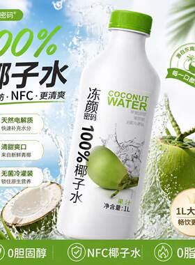 冻颜密码100%NFC椰子水1L装
