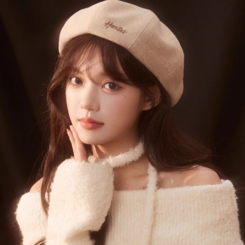 秋冬立体版型加厚保暖贝雷帽画家帽八角蓓蕾帽显脸小复古南瓜帽潮