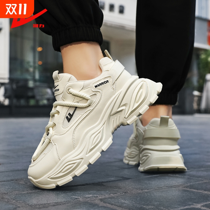 回力男鞋2025新款秋冬季运动鞋男款休闲百搭跑步男士软底老爹鞋