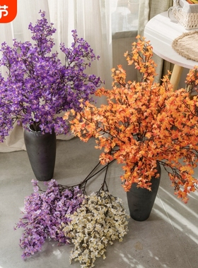 全新升级版雪灯笼巷日本山桃INS风仿真花家居装饰假花MW38204