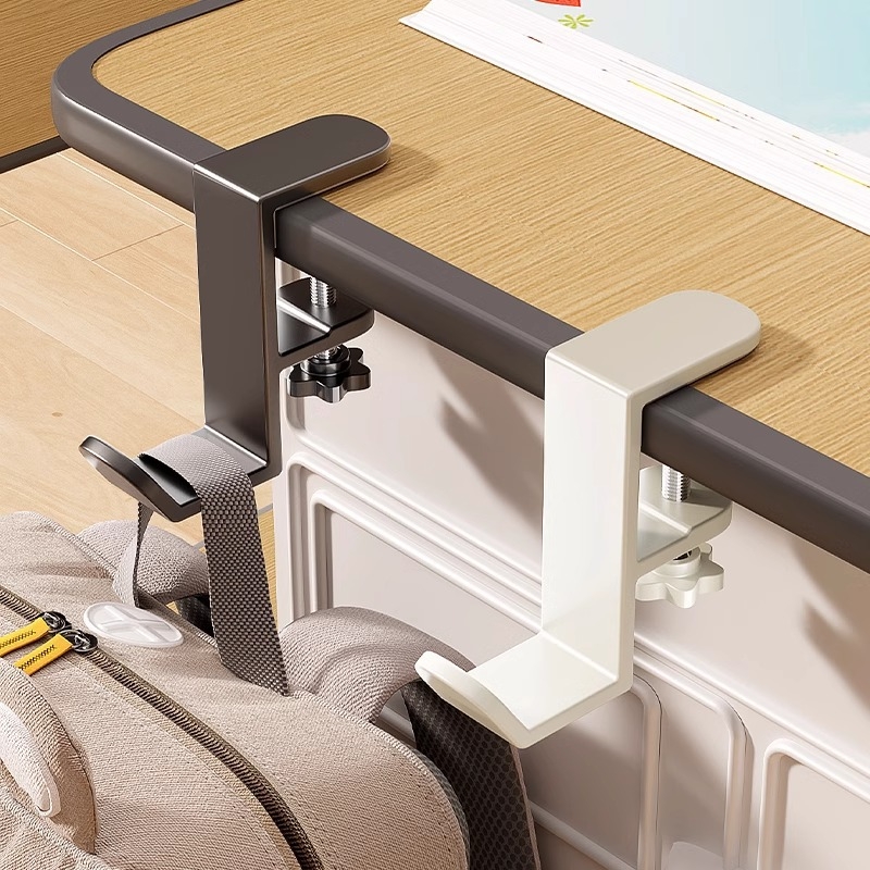 书包挂钩桌边学生书桌挂可调节课桌挂包神器办公室磁吸桌面耳机