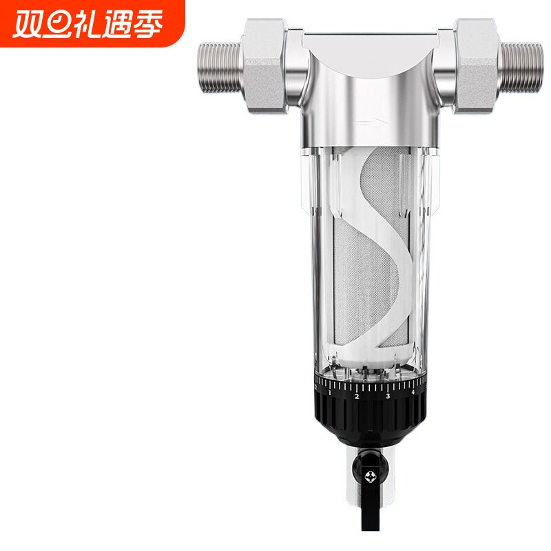 全屋前置过滤器304不锈钢反冲洗大流量中央净水器自来水家用滤水