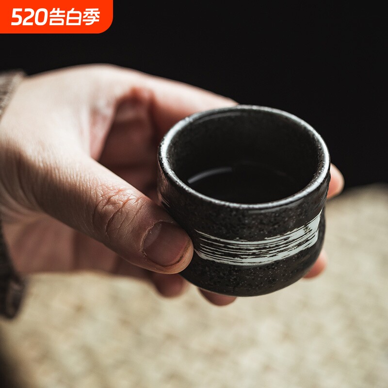 酒具酒壶酒杯单杯单个装个人专用复古日式清酒烈酒杯高档高级感