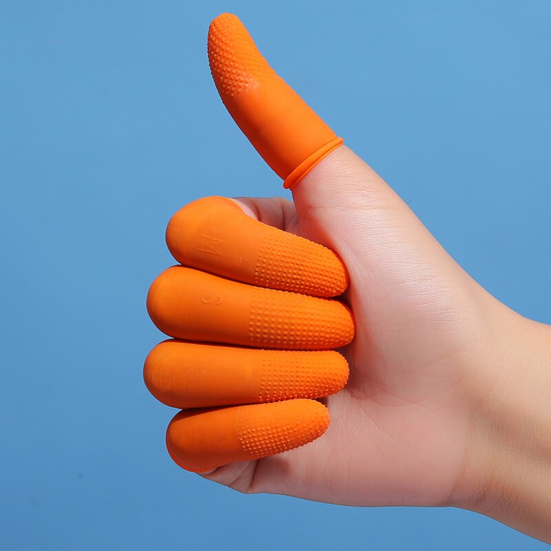 耐磨加厚防滑劳保一次性手指套