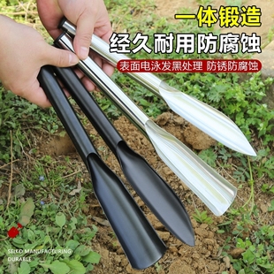 家用种花移苗起苗器除草农用铁铲铁锹锰钢 挖野菜铲子园艺工具套装