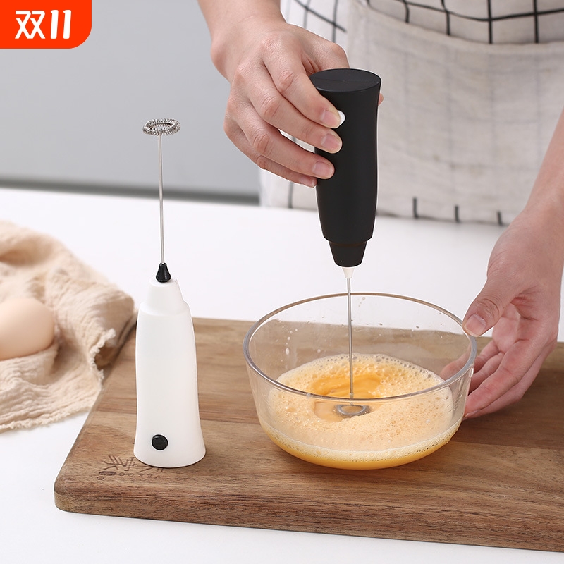 电动打蛋器家用厨房咖啡奶茶搅拌器多功能迷你烘焙打奶器手持充电