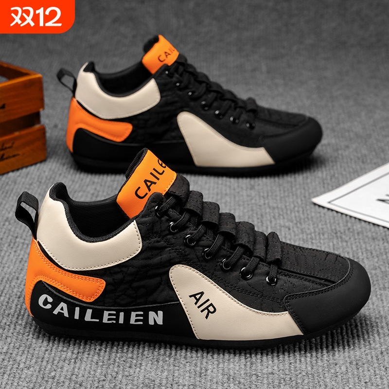 品牌断码高帮帆布鞋子男鞋秋季新款透气运动休闲户外平底防滑板鞋