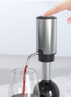 新款USB充电红酒醒酒器快速多功能葡萄酒电子倒酒器便携电动分酒