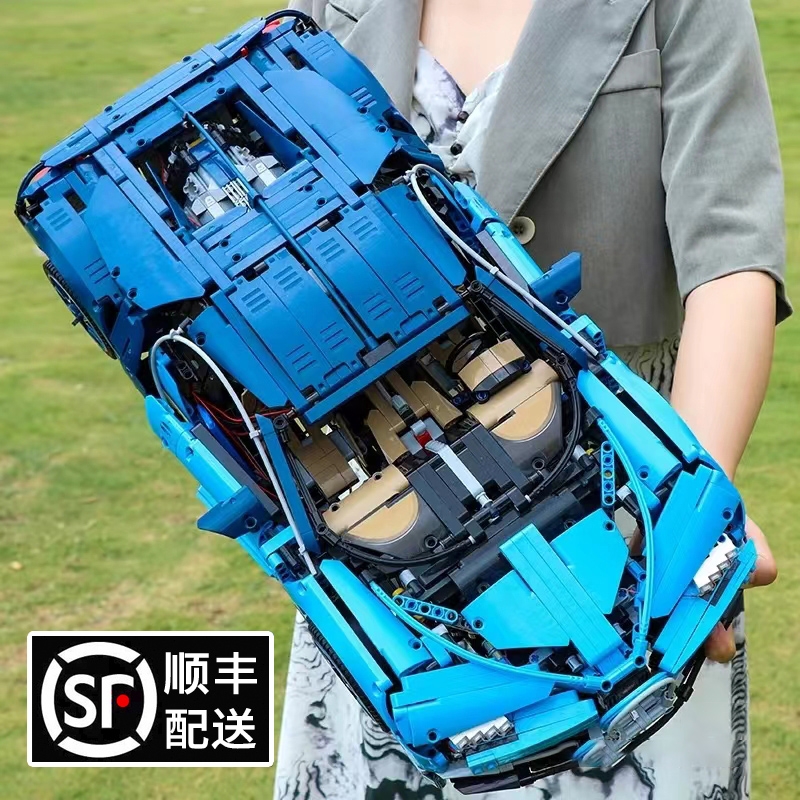 兼容乐高2025新款布加迪威龙积木遥控汽赛跑车模型儿童拼装玩具男