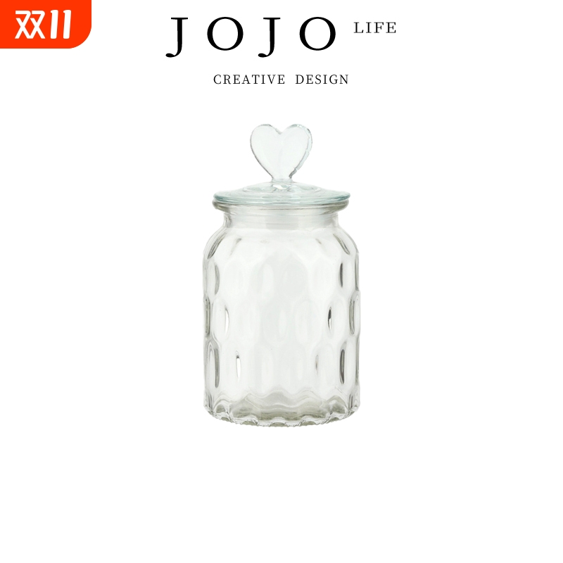 JOJO'S L. PD.Vibration.玻璃密封罐家用厨房透明杂物收纳 | 接振
